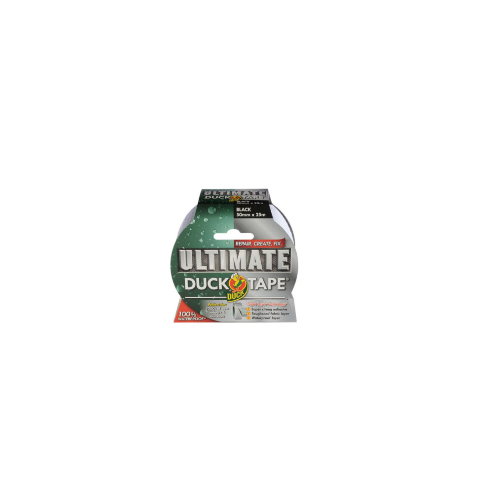 Duck Tape Ultimate Duck Tape Black 50mm x 25m