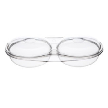 Microwave Essentials 2 Cup Clear Egg Poacher