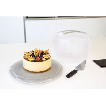 Wham Round Cake Storer Clear Lid 30x15 - Hold Two Tier Cake