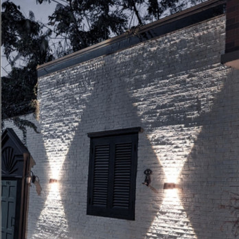 Extrastar LED Solar Up & Down Wall Lamp Warm White 3000k