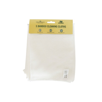 Groundsman Bamboo Cleaning Cloths 23 x 18cm Pack 5