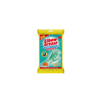 Elbow Grease Aqua Anti-Bacteria Cleaning Gloves Large