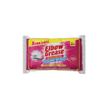Elbow Grease Non Scratch Scourer Sponge Pack 2