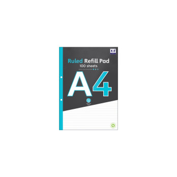 A  Star A4 Ruled Refill Pad 