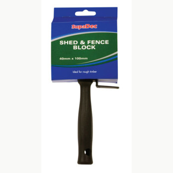 SupaDec Shed & Fence Block Brush 4"/100mm