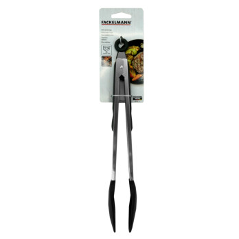 Fackelmann Stainless Steel Tongs With Silicone Head 30cm