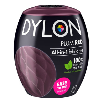 Dylon All in 1 Fabric Dye Plum Red