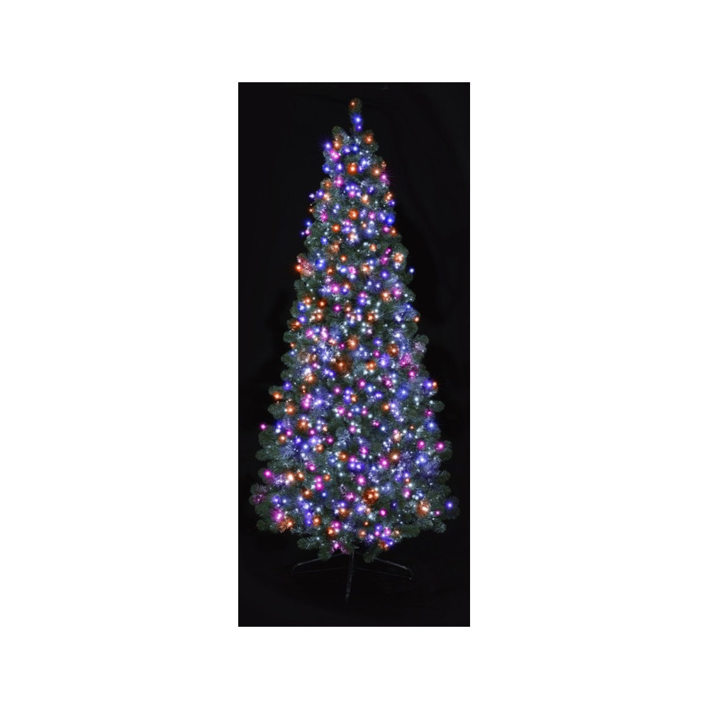 Premier 1000 LED Multi Action Treebrights With Timer Rainbow/Green Cable