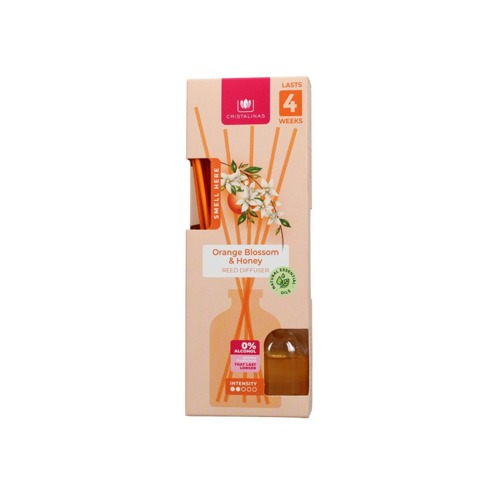 Cristalinas Reed Diffuser 25ml Orange Blossom & Honey