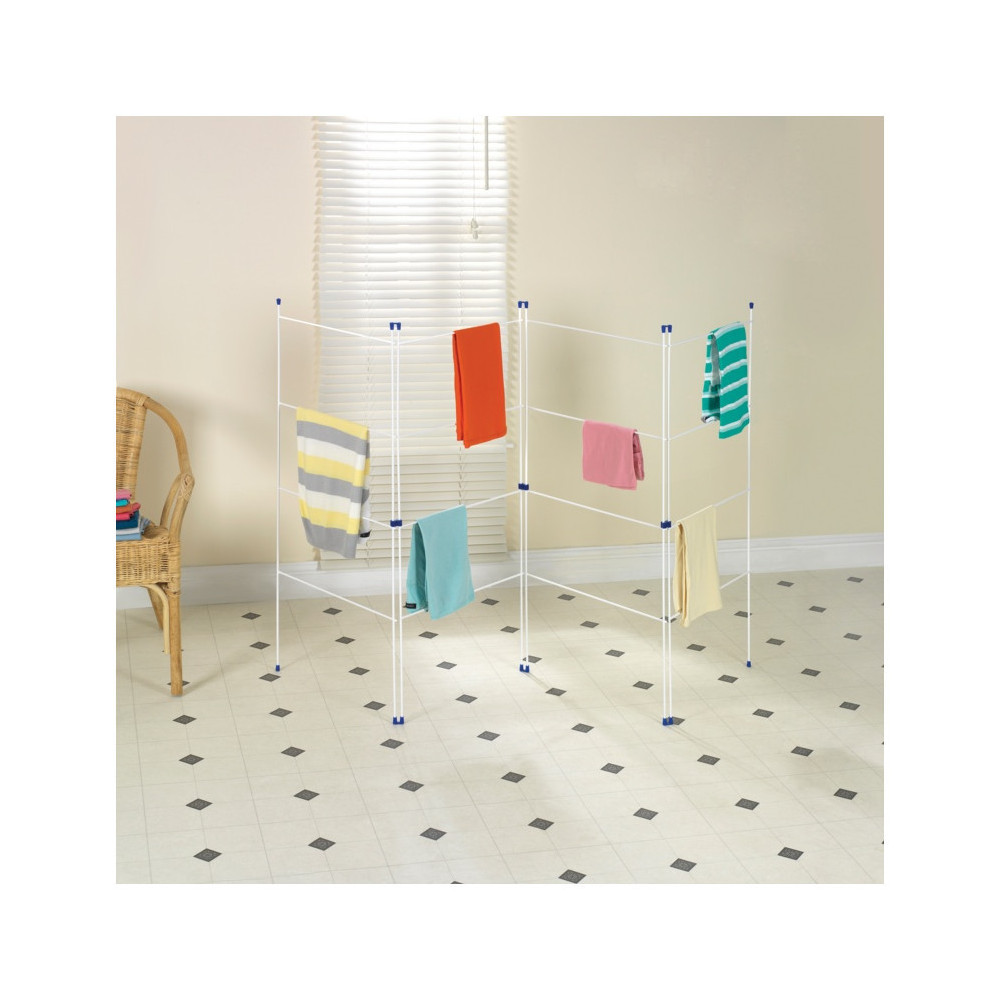 SupaHome Airer 4 Fold - Easy clean non-toxic powder coating