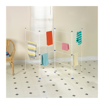 SupaHome Airer 4 Fold - Easy clean non-toxic powder coating