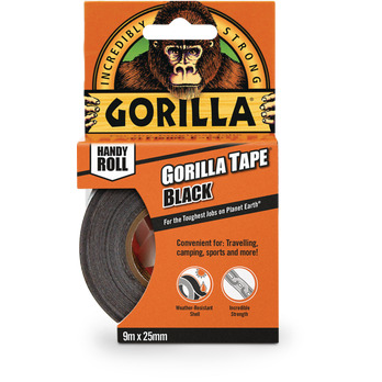 Gorilla Handy Roll 9m x 25mm - Weather-Resistant shell