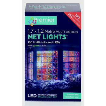 Premier Multi-Action LED Net Lights 360 LED 3.5 x 1.2m Multi