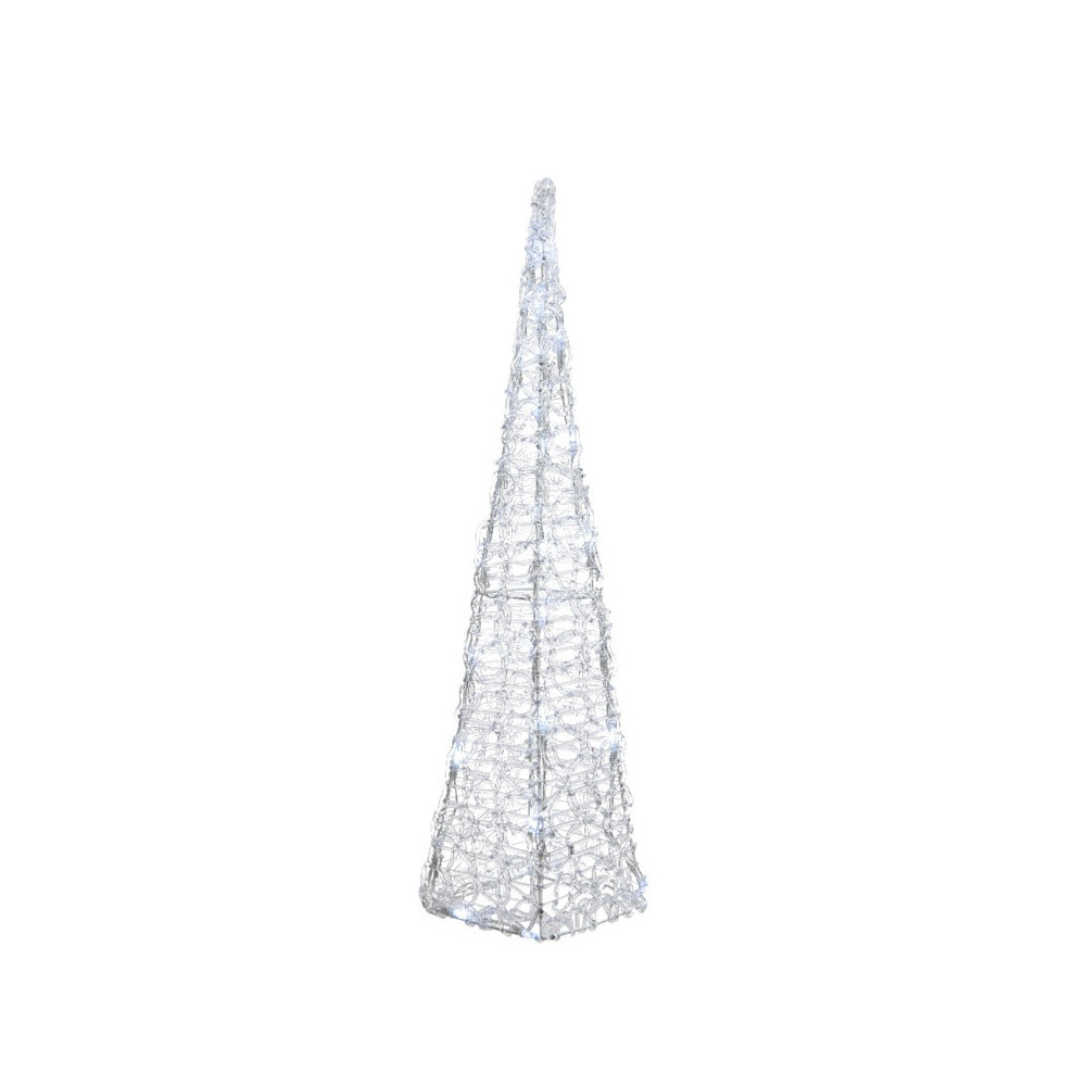 Kaemingk LED Acrylic Pyramid 30 LEDs Cool White