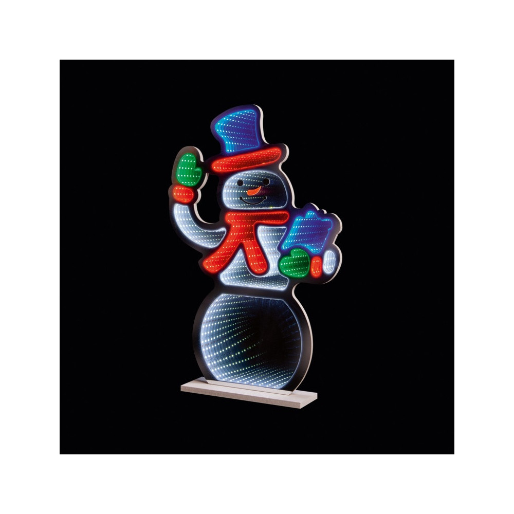 Premier Standing Snowman I/Mirror 60cm