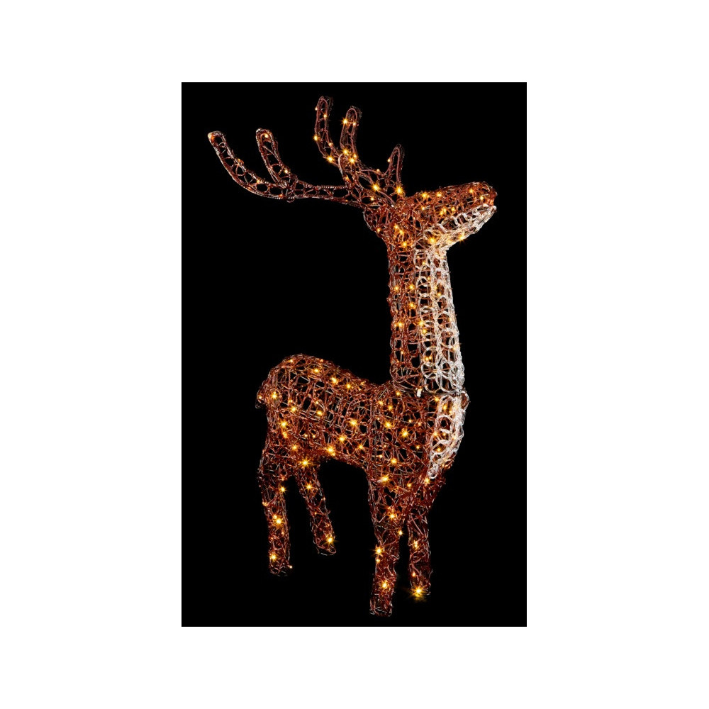 Premier 200 LED Reindeer Full Colour Twinkling 1.2m