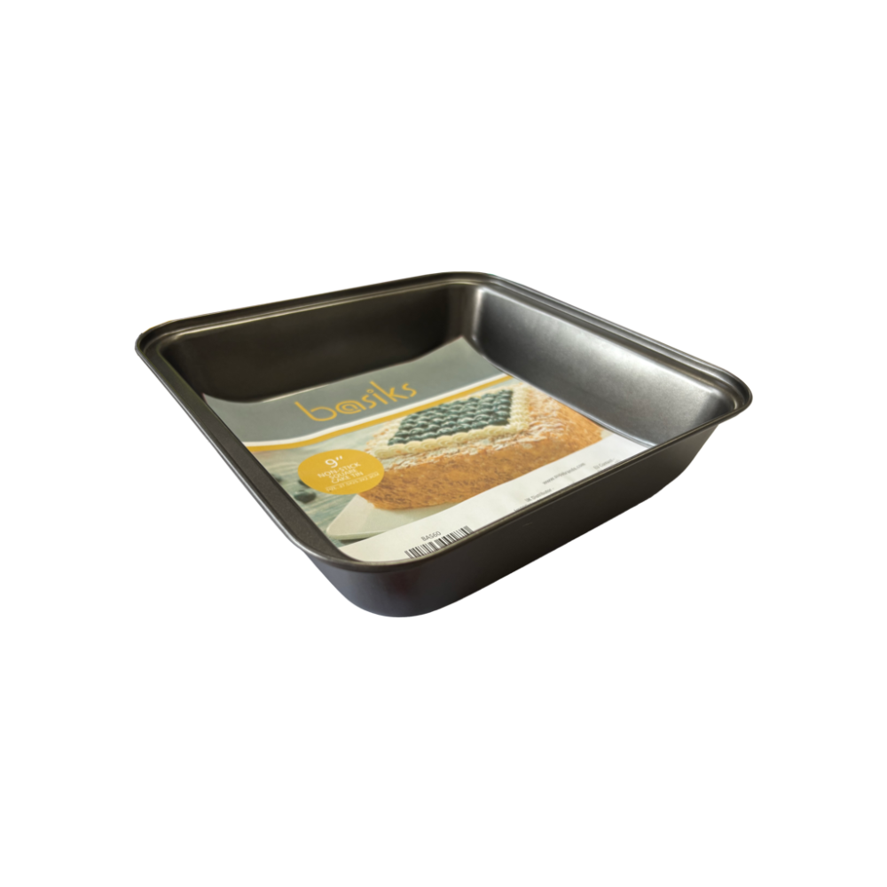 Basiks Non Stick Square Cake Tin 9"