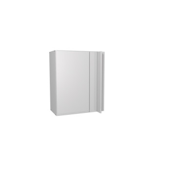 Gower Rapide+ Capri White Corner Wall Unit 600mm