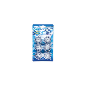 Duzzit Power Blue Toilet Block Pack 6