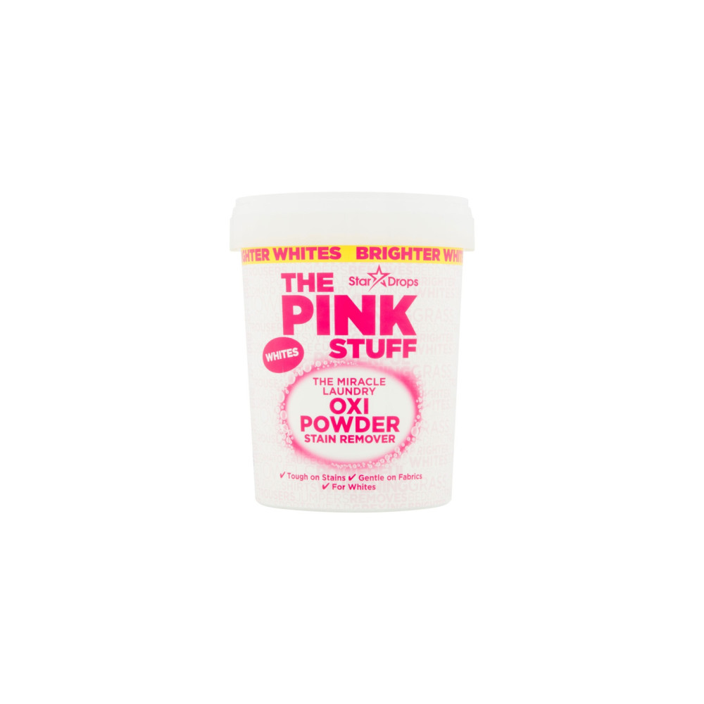 The Pink Stuff Oxi Powder Stain Remover Whites 1kg