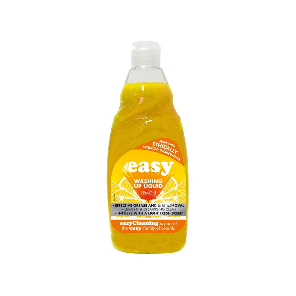 Easy Washing Up Liquid 500ml Lemon Dazzle
