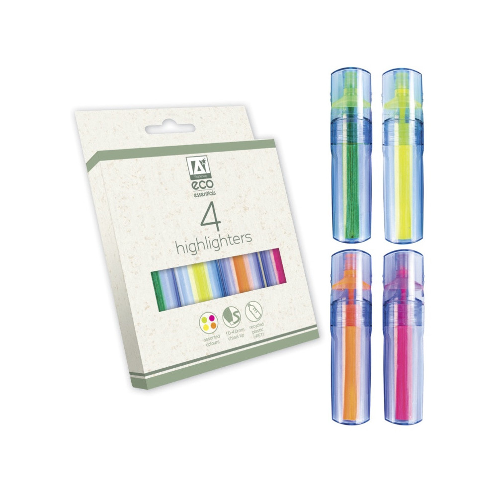 Ig Design Eco Essentials Highlighters Pack 4