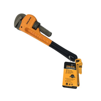 Toolmak Heavy Duty Pipe Wrench 10" - Strong Clamping Effect