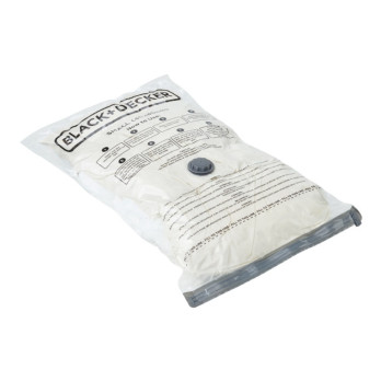 Black & Decker Vacuum Storage Bags Small 3 Pack - Pull Zip Lock & Waterproof