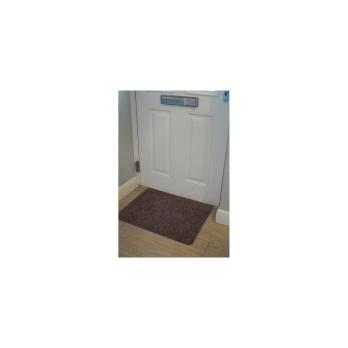Groundsman Basic Ribbed Indoor Doormat 50 x 80cm Dark Brown