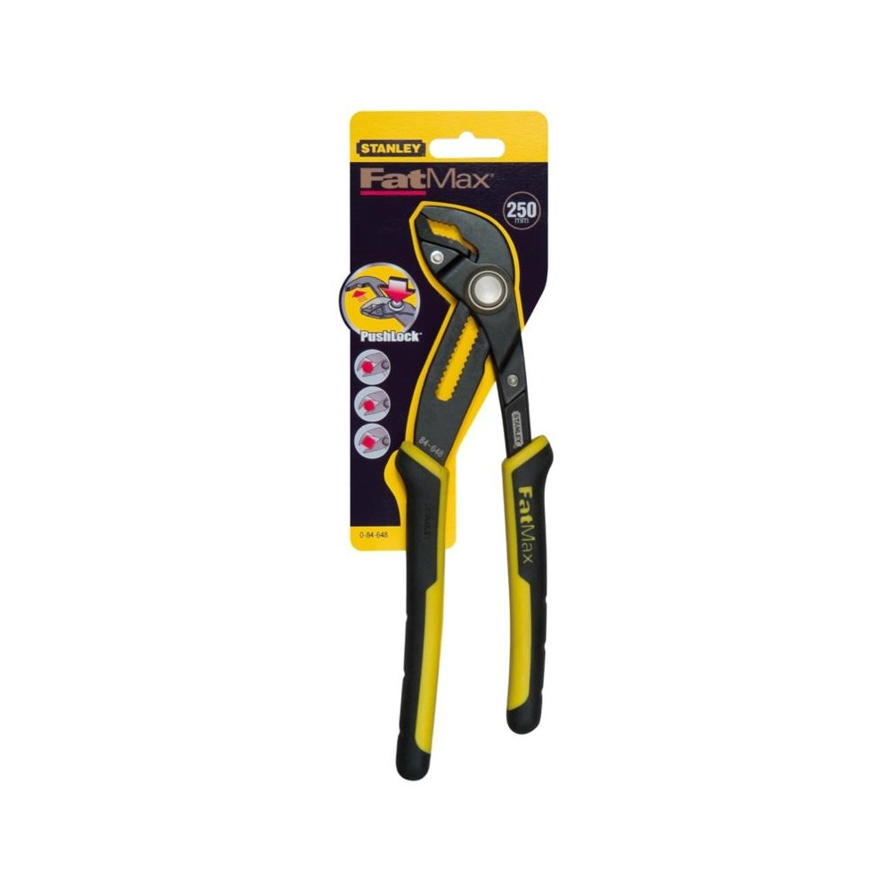 Stanley FatMax Groove Joint Pliers 250mm - Slip-resistant - bi-material handle