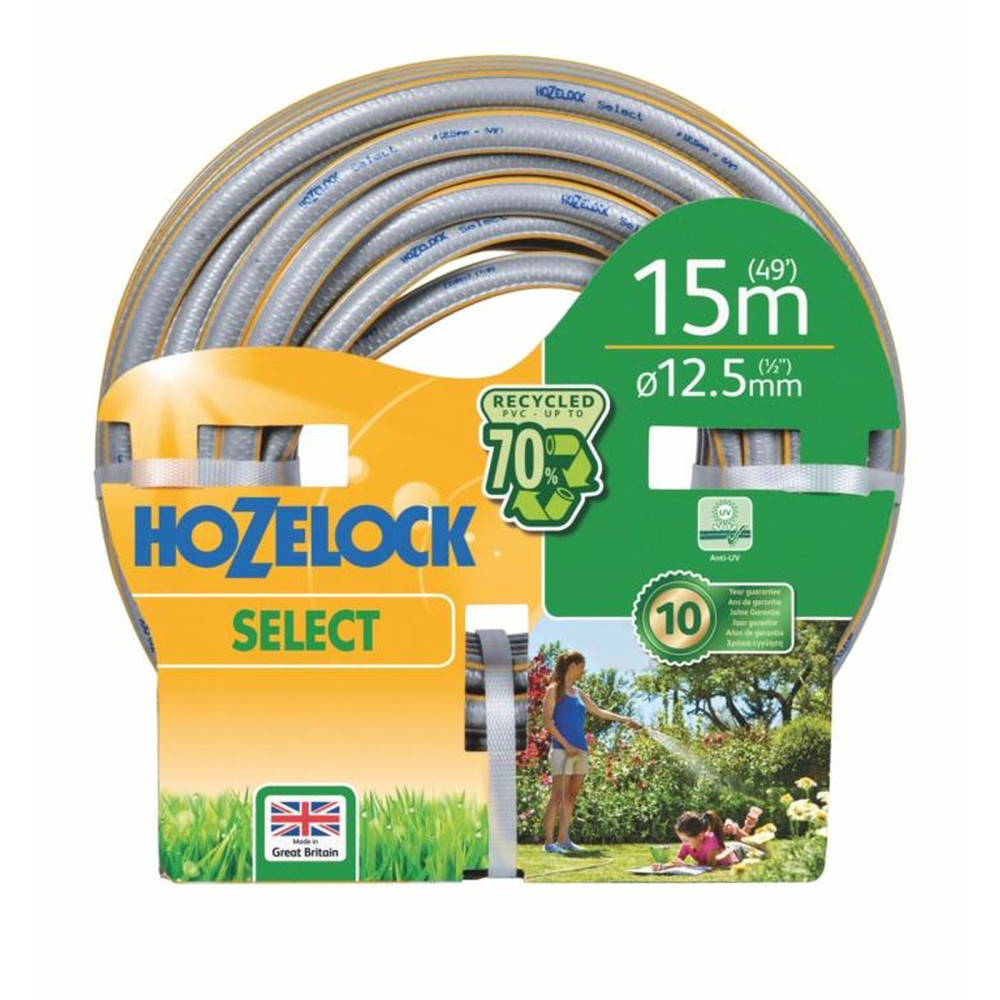Hozelock Select Hose 15m - UV & frost protection