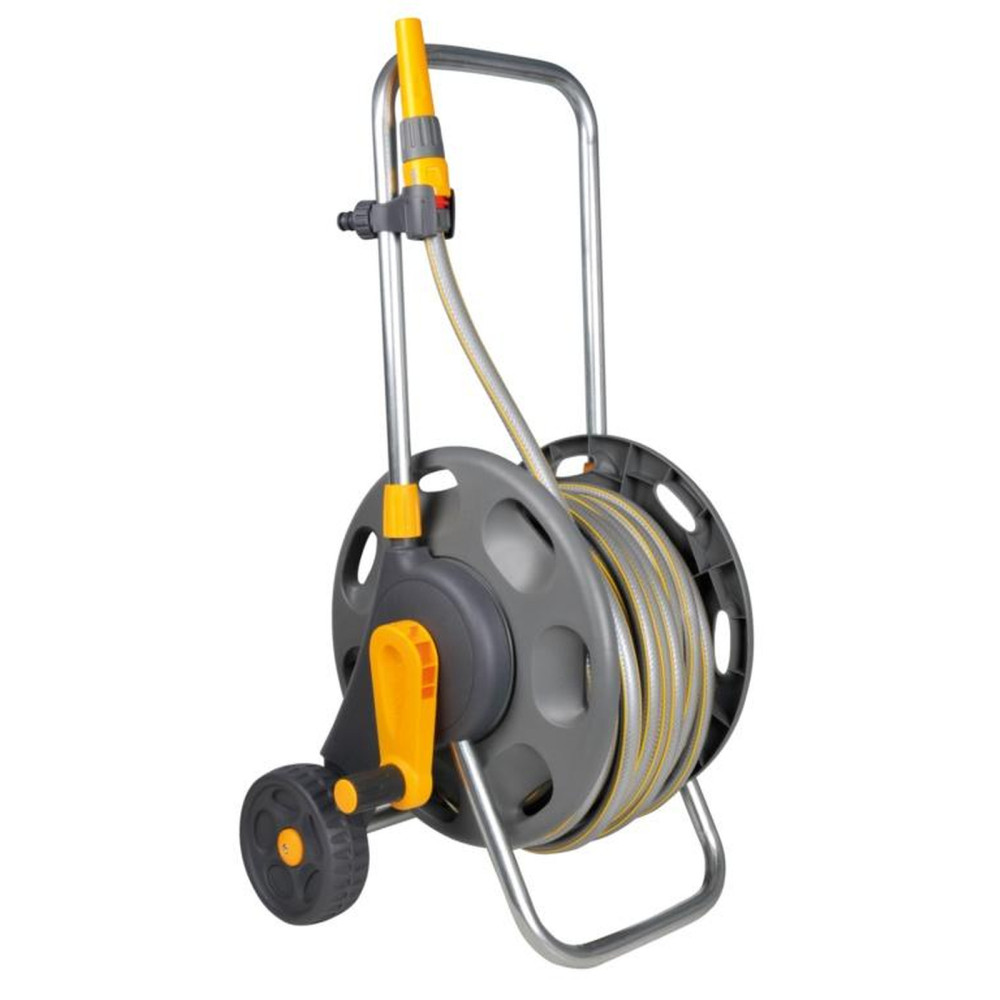 Hozelock 60m Assembled Hose Cart With 30m Hose & Fittings