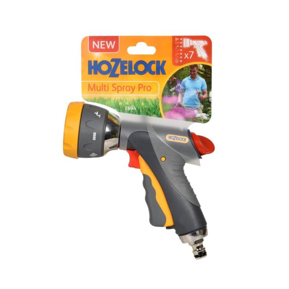 Hozelock Multi Spray Pro Gun - Two Stage Locking Trigger
