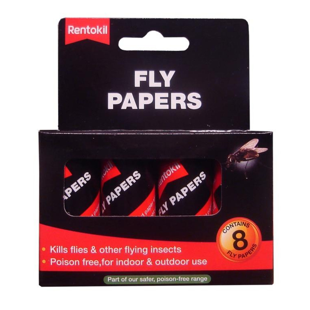 Rentokil Traditional Flypapers 8 Pack