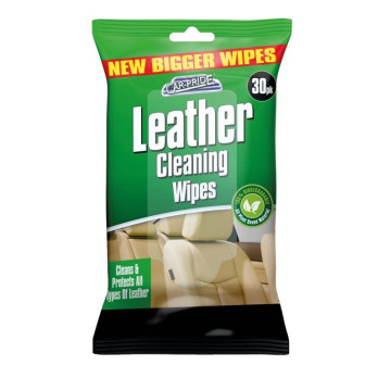 Car Pride Leather Cleaning Wipes Pack 30