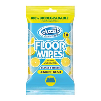 Duzzit Floor Wipes Lemon Fresh Pack 16
