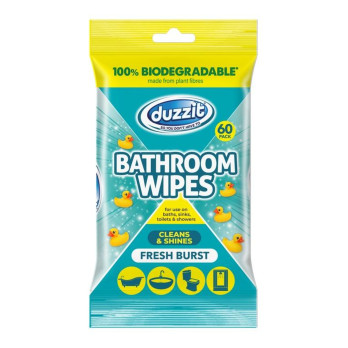 Duzzit Bathroom Wipes Fresh Burst Pack 60