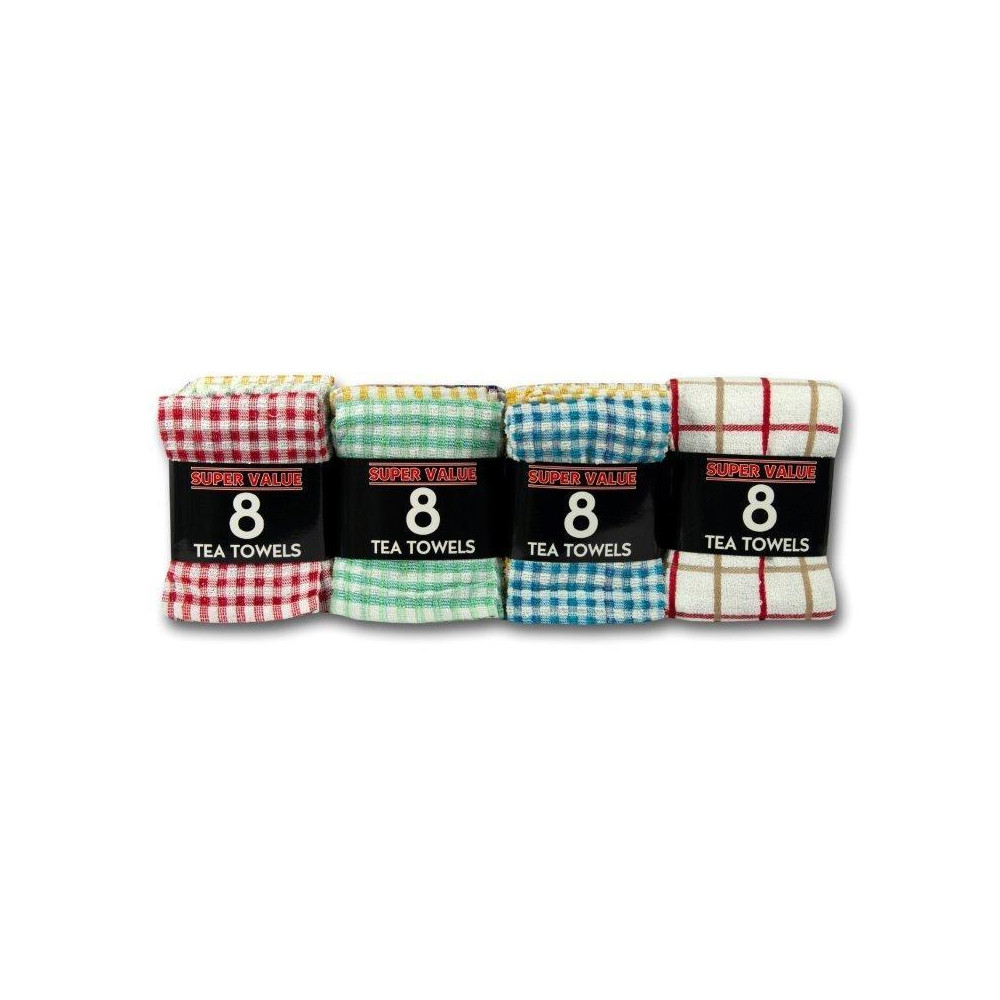 Ottoman Tea Towels Pack 8