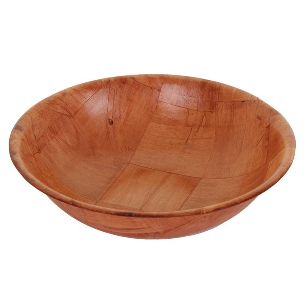 Apollo Woven Wood Bowl 25cm