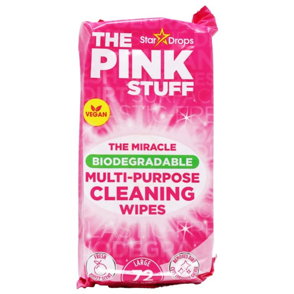 The Pink Stuff Multi Purpose Cleaning Wipes Pack 72