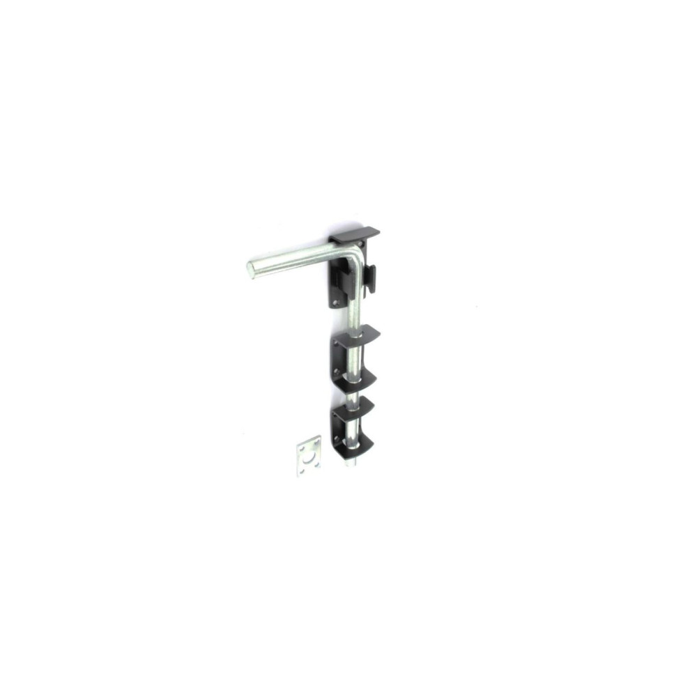 Securit Garage Door Bolt Black 300mm