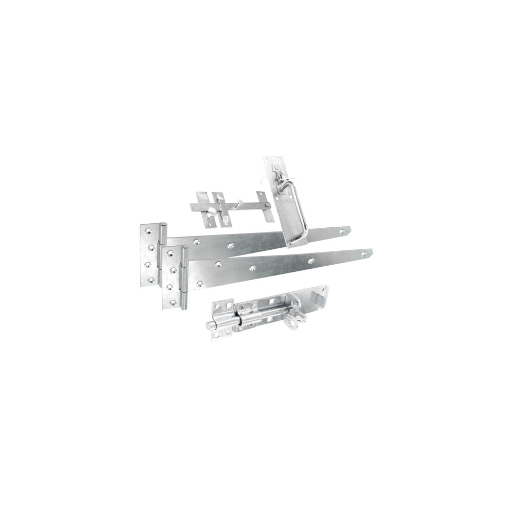 Smiths Ironmongery Suffolk Latch Side Gate Kit Zinc Plated