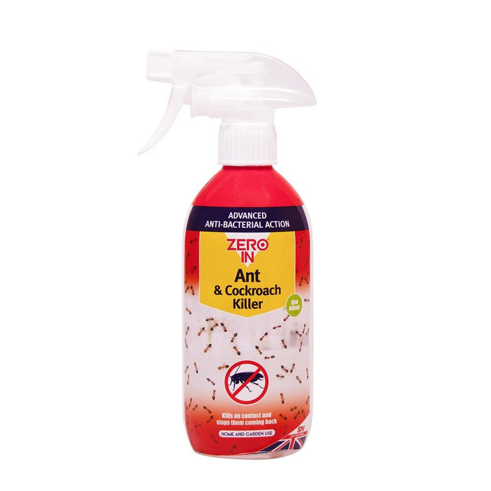 Zero In Anti-Bacterial Ant & Cockroach Killer 500ml