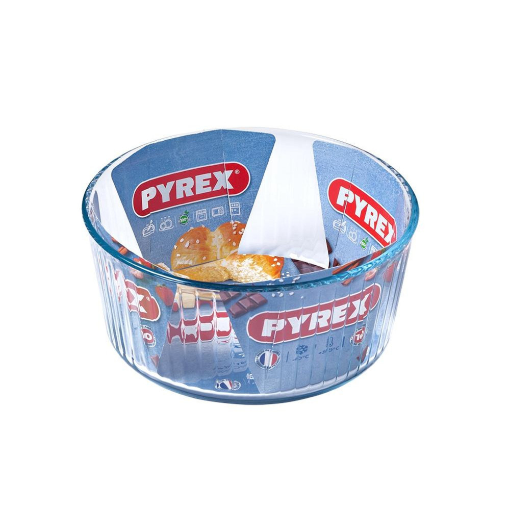 Pyrex Bake & Enjoy Souffle Dish 21cm - Oven Microwave Freezer & Dishwasher safe