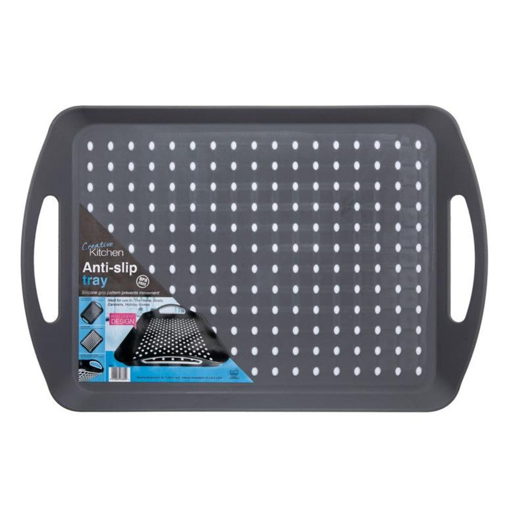 Mtk Housewares Anti Slip Tray - lightweight easy grip