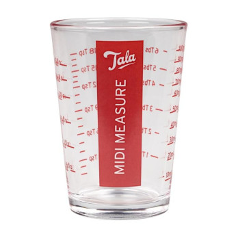 Tala Glass Midi Measure 100ml - Ideal for Small-Scale Liquids or Dry Ingredients