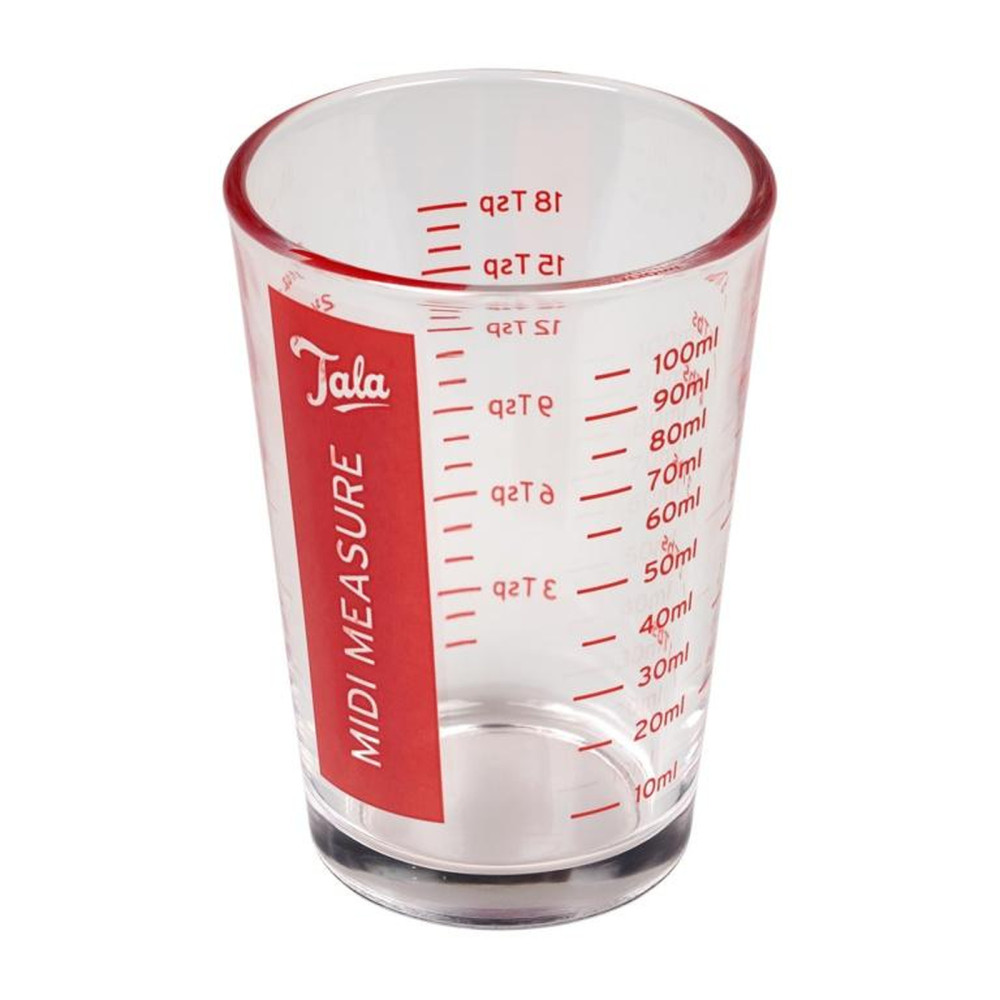 Tala Glass Midi Measure 100ml - Ideal for Small-Scale Liquids or Dry Ingredients