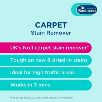 Dr Beckmann Carpet Stain Remover 650ml - Neutralises odours including pets