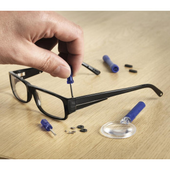 SupaTool Eyeglass Repair Kit 13 piece – Glasses Repair Set with Screws, Nose Pads & Precision Screwdrivers