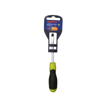 SupaTool Slotted Head Screwdriver 100mm – Soft Grip CR-V Flat Head Hand Tool for DIY & Trade